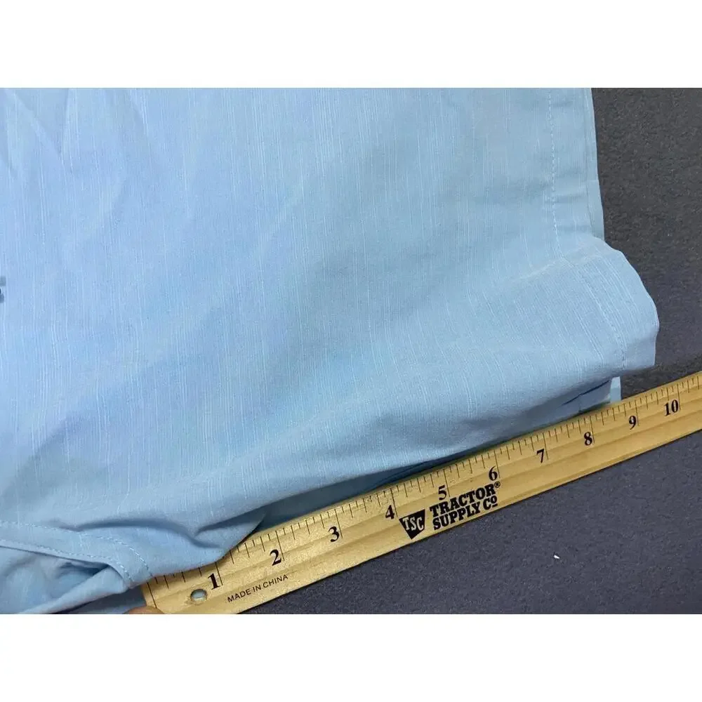 GoodFellow Size 38 Men's UPF 50+ Hybrid Stretch Swim Shorts Light Blue 9